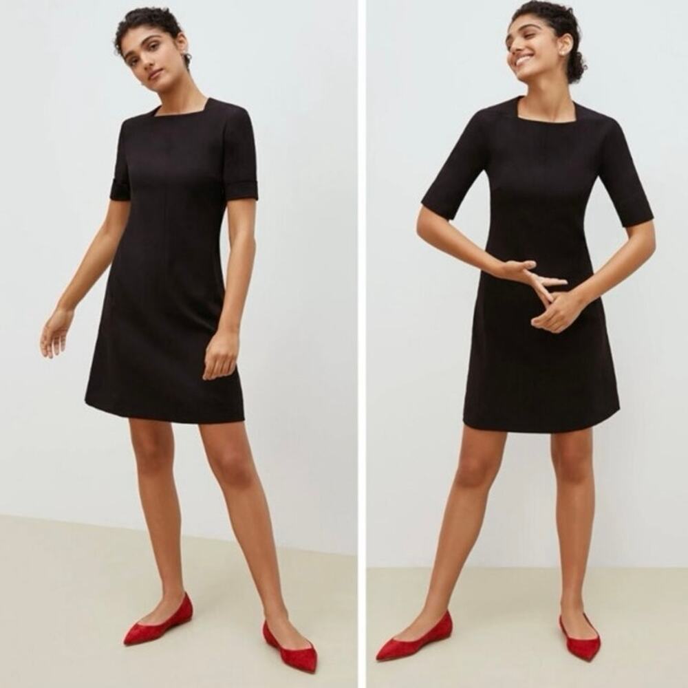 MM.LaFleur Black Midi Dress